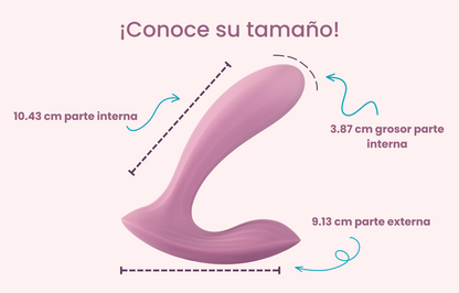 ERICA | Vibrador para clit y vagina con app a distancia