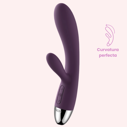 Vibrador vaginal y estimulador de clítoris