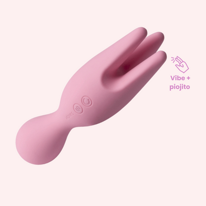 Vibrador vaginal y estimulador de clítoris